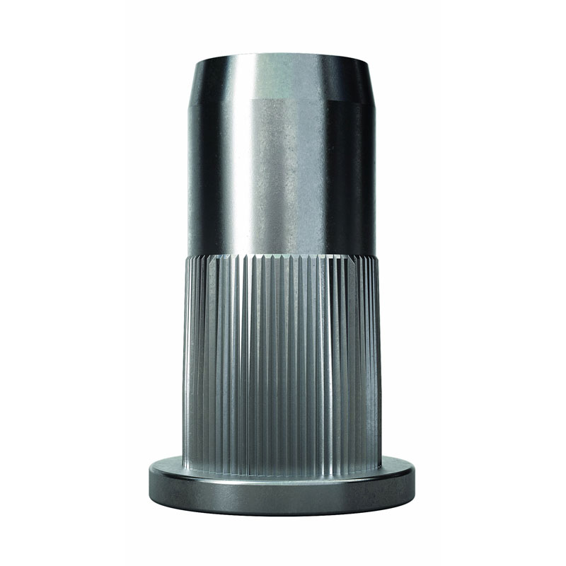 PolyGrip blind rivet nuts splined steel dome head M 6 x 9 x 18
