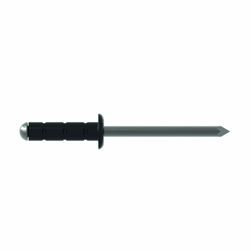 PolyGrip blind rivets alu/stainless 4 x 13 dome head RAL 9011 Graphite black