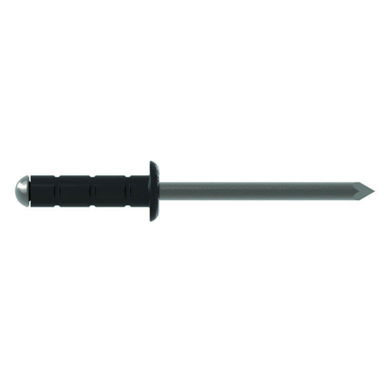 PolyGrip blind rivets alu/stainless 4 x 10 dome head RAL 7022 Umbra grey